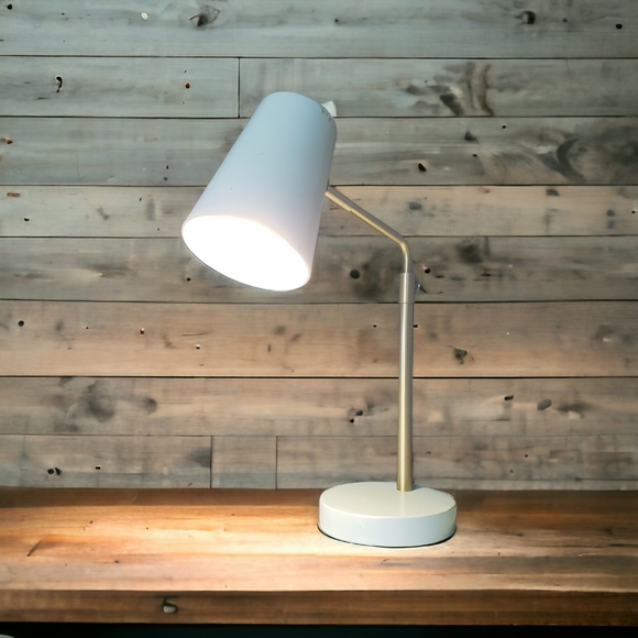 Midcentury Modern Articulating Desk Lamp Aqua Green Contemporary Study Lighting - Picture 1 of 13